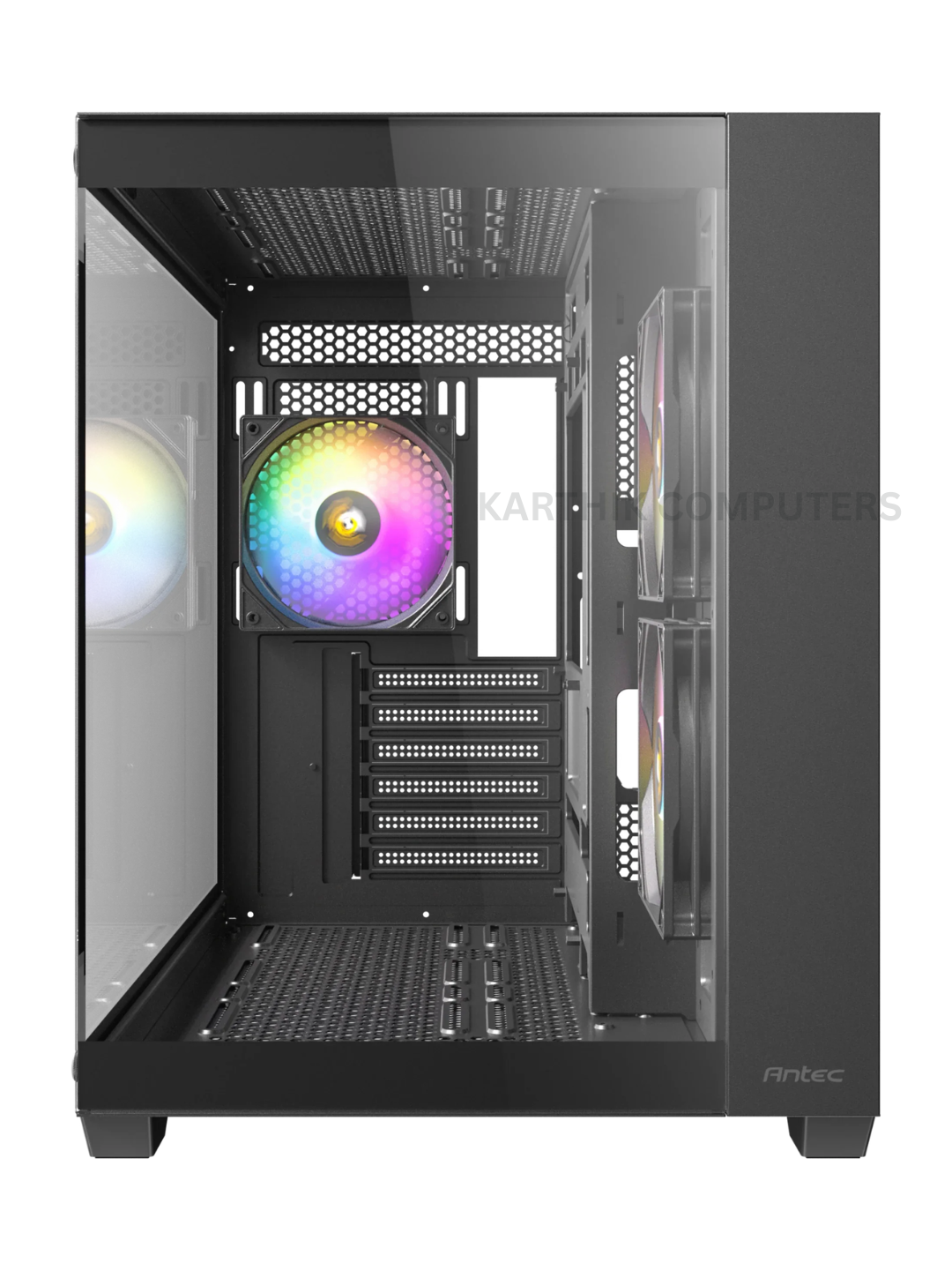 Antec CX800 ARGB (Black) Mid-Tower ATX Gaming Cabinet | Tempered Glass Side Panel | ARGB Fan Support | ATX / Micro-ATX / Mini-ITX | Gaming PC Case
