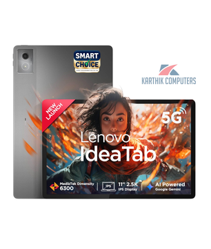 Lenovo Idea Tab | MediaTek Dimensity 6300 Octa-Core Processor | 8GB LPDDR4X RAM | 256GB UFS 2.2 Storage | 11" 2.5K IPS 90Hz Display | Android 15 | Wi-Fi + 5G | 7040mAh Battery