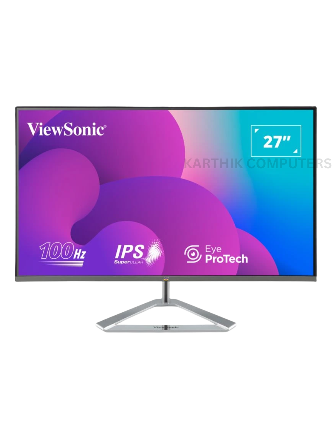 ViewSonic VX2776-SMHD-3 (VS18117) | 27" | SuperClear IPS Panel | Full HD (1920×1080) | 75Hz | Office Monitor