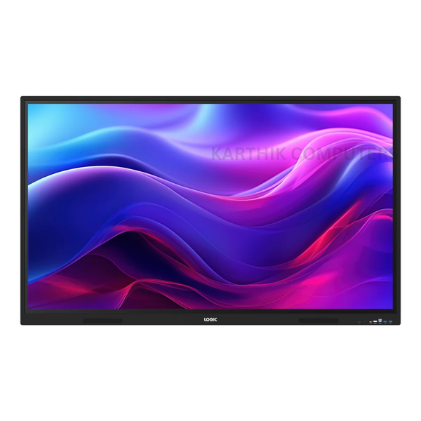 Logic ZX Series 4K Interactive Flat Panel – 65/75/86-inch, Android 14, Google EDLA