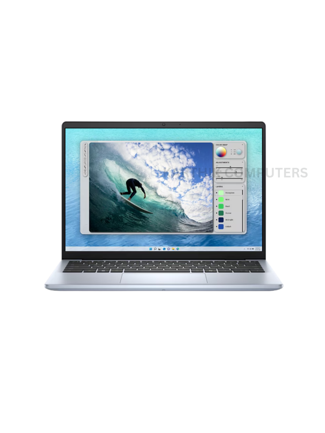 Dell Inspiron 14 5440 Notebook | Intel Core 3 100U (14th Gen) | 8GB DDR5 RAM | 512GB SSD | 14-inch FHD+ Display | Ubuntu Linux | Ice Blue (1-Year Warranty)