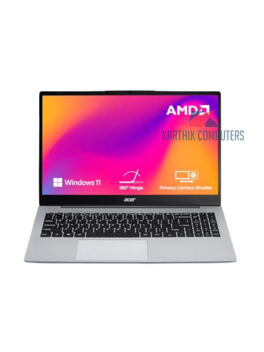 Acer Aspire One A114-43 Thin & Light Laptop | AMD Ryzen 3 7320U Processor | 8GB LPDDR5 RAM | 512GB SSD | AMD Radeon Graphics | 14" HD Display | Windows 11 Home | Silver | 1 Year Warranty