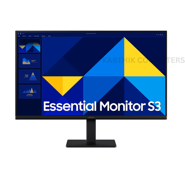 Samsung Essential Monitor S3 LS24D368GAWXXL 24-inch Full HD VA 100Hz Monitor