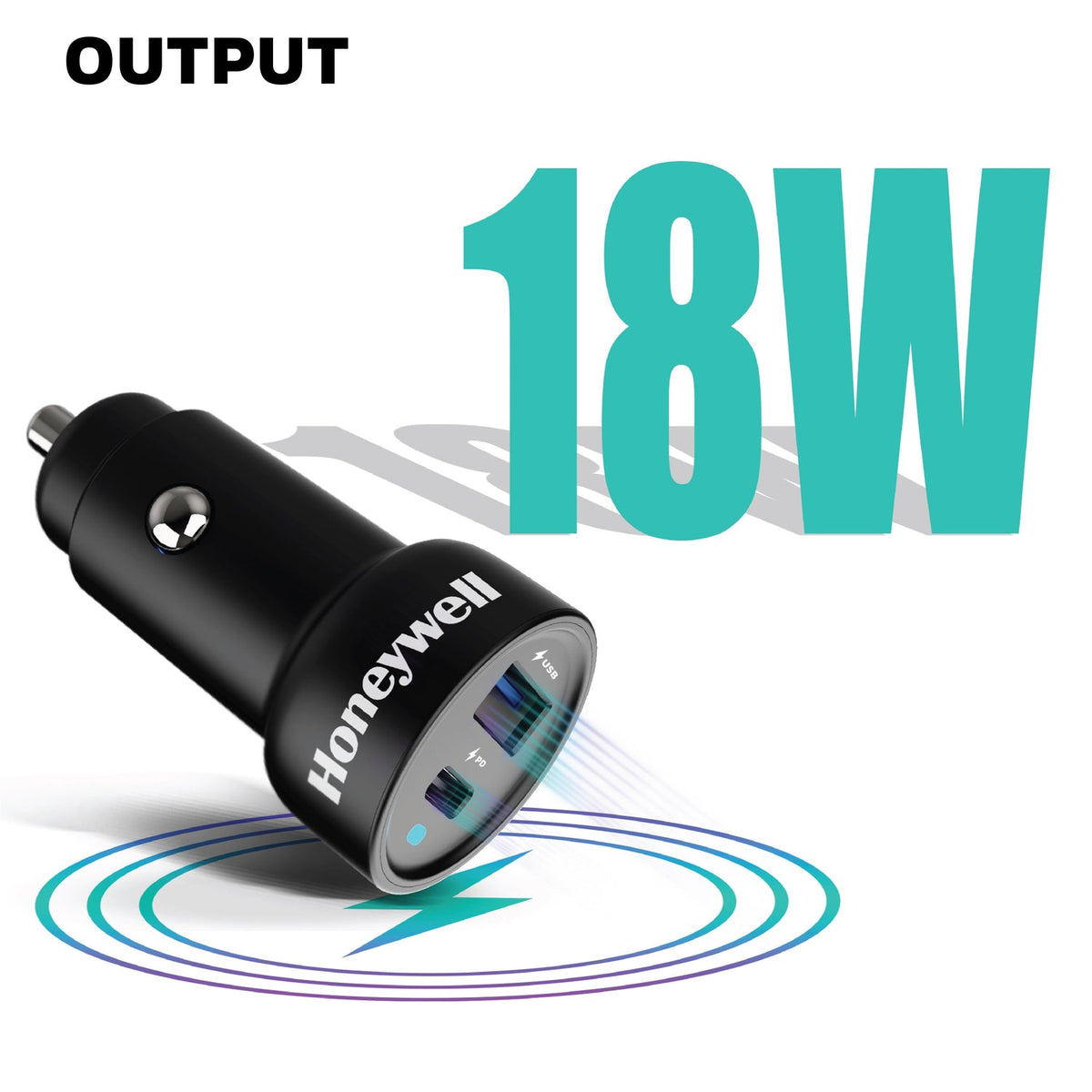 Honeywell Micro CLA 18W PD Car Charger (Platinum Series)