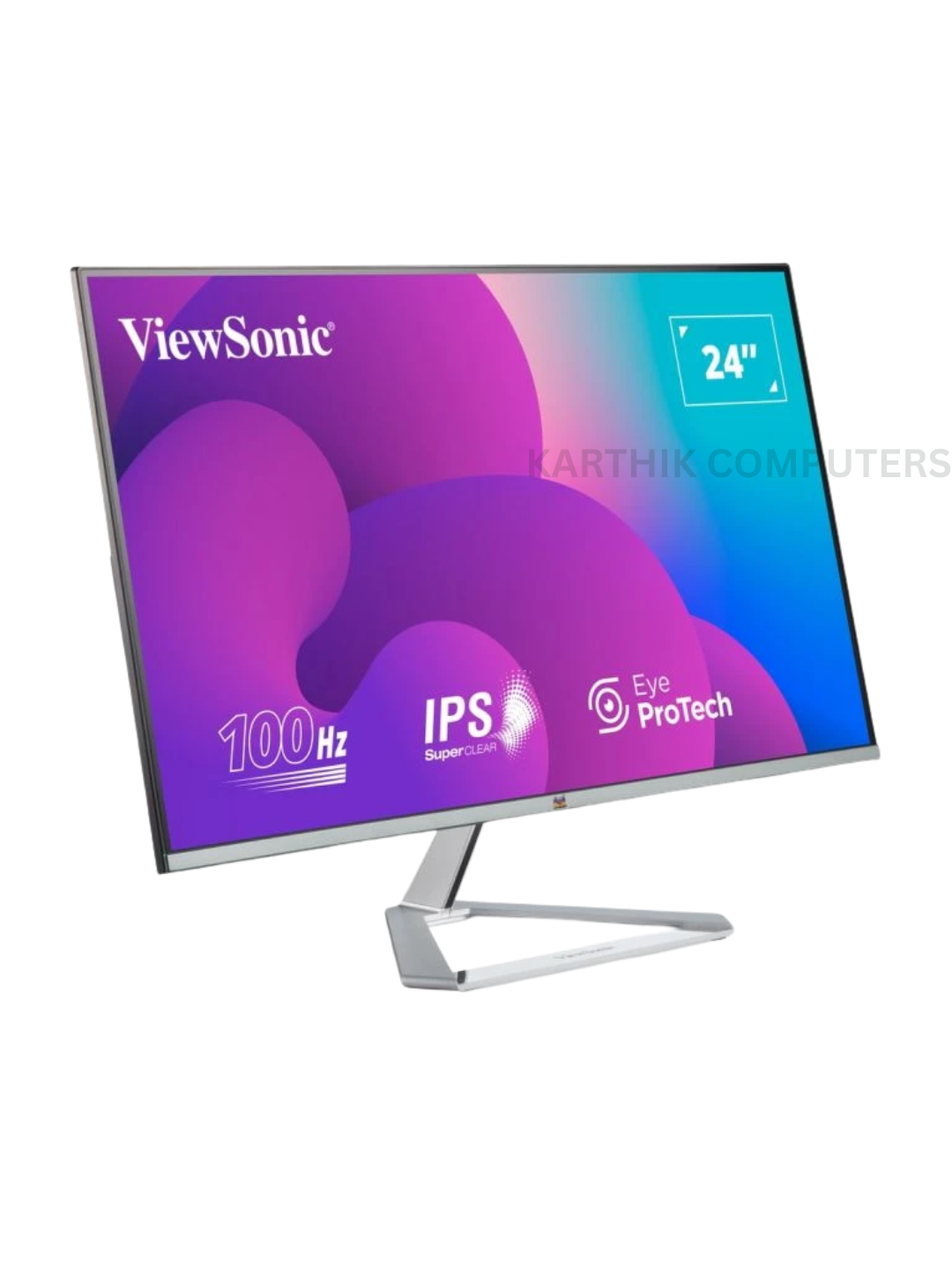ViewSonic VX2476-SMHD-3 (VS18115) | 23.8" | SuperClear IPS Panel | Full HD (1920×1080) | 100Hz | Office Monitor