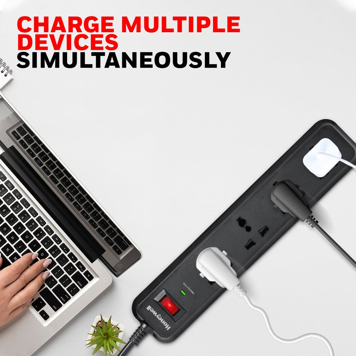 Honeywell Value 4-Outlet Surge Protector with Master Switch