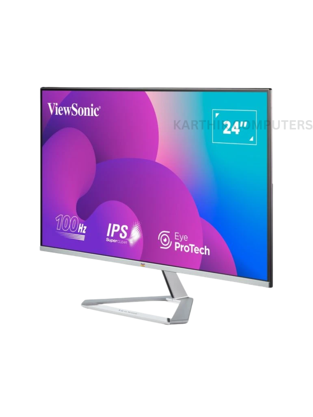 ViewSonic VX2476-SMHD-3 (VS18115) | 23.8" | SuperClear IPS Panel | Full HD (1920×1080) | 100Hz | Office Monitor