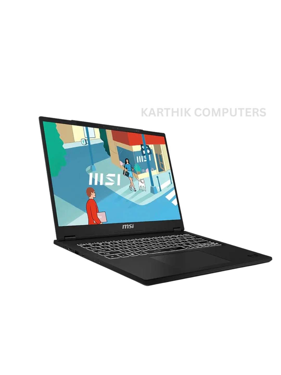 MSI Modern 14 H D13MG-406XIN | 13th Gen Intel Core i5-13420H | 16GB RAM | 512GB SSD | 14-inch FHD+ Business Laptop (DOS) | 1.6kg