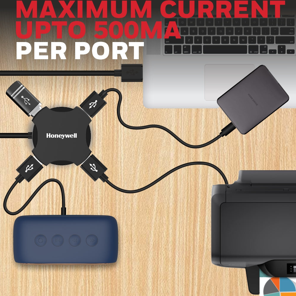 Honeywell 4-Port USB 2.0 Hub (Value Series)