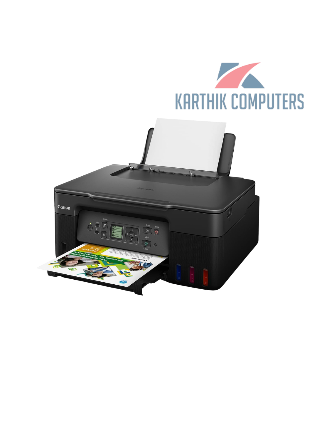Canon PIXMA MegaTank G3770 BK All-in-One Wi-Fi Ink Tank Colour Printer | High-Volume Printing | Print | Scan | Copy