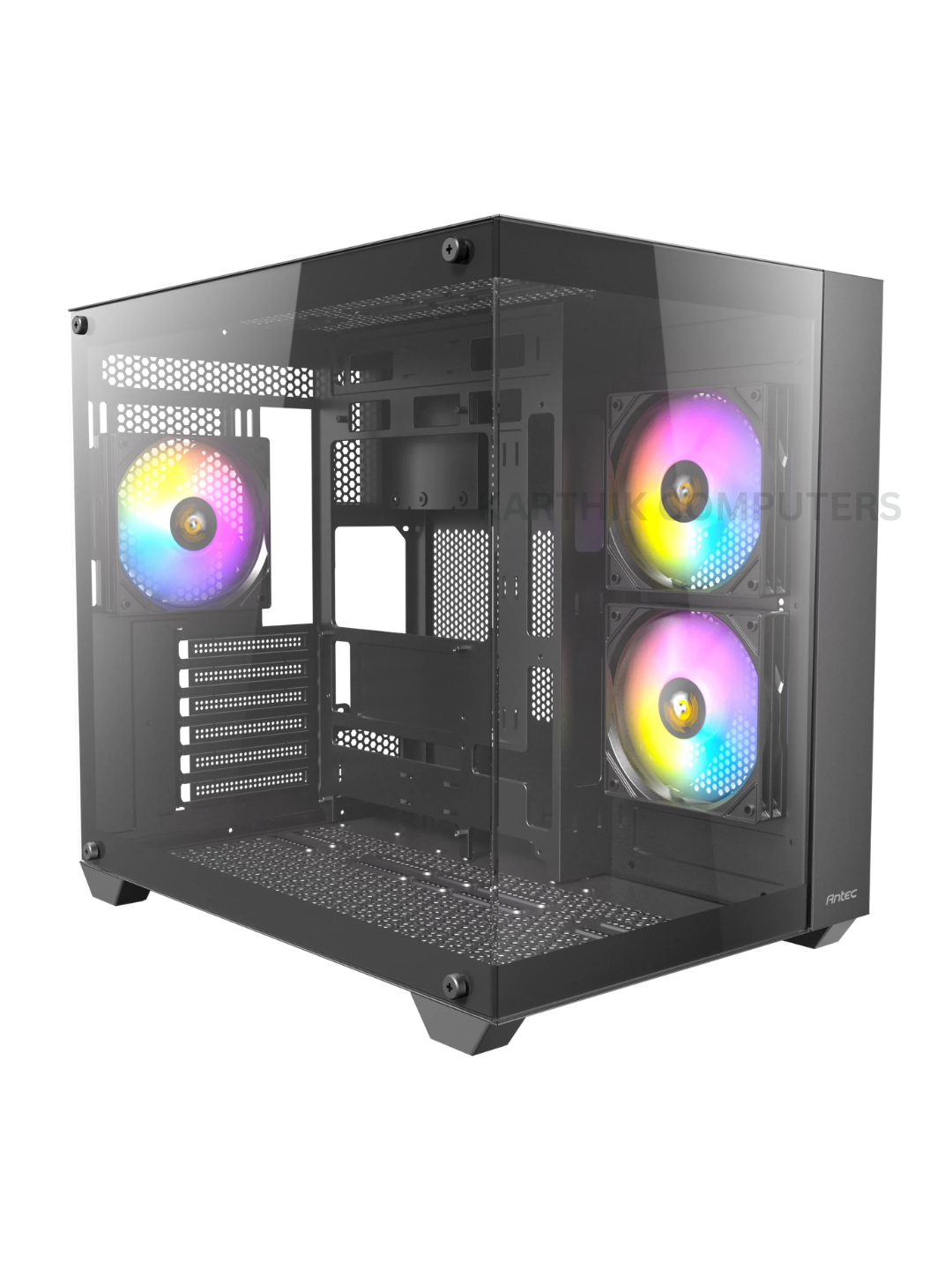 Antec CX800 ARGB (Black) Mid-Tower ATX Gaming Cabinet | Tempered Glass Side Panel | ARGB Fan Support | ATX / Micro-ATX / Mini-ITX | Gaming PC Case
