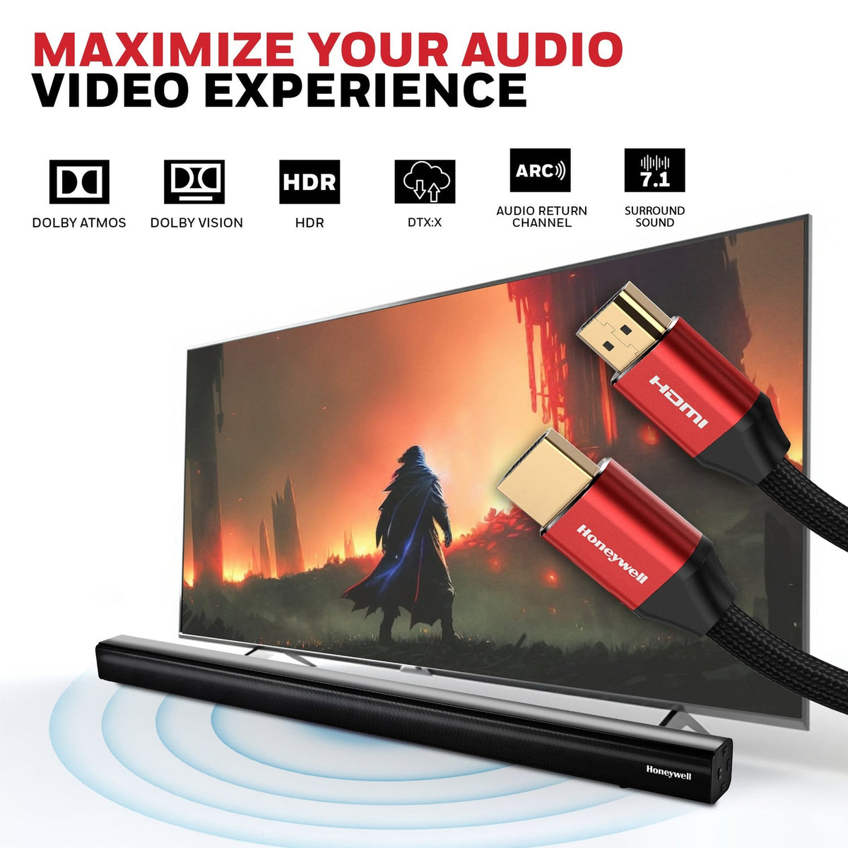 Honeywell HDMI 2.1 Cable with Ethernet (Ultimate Series)