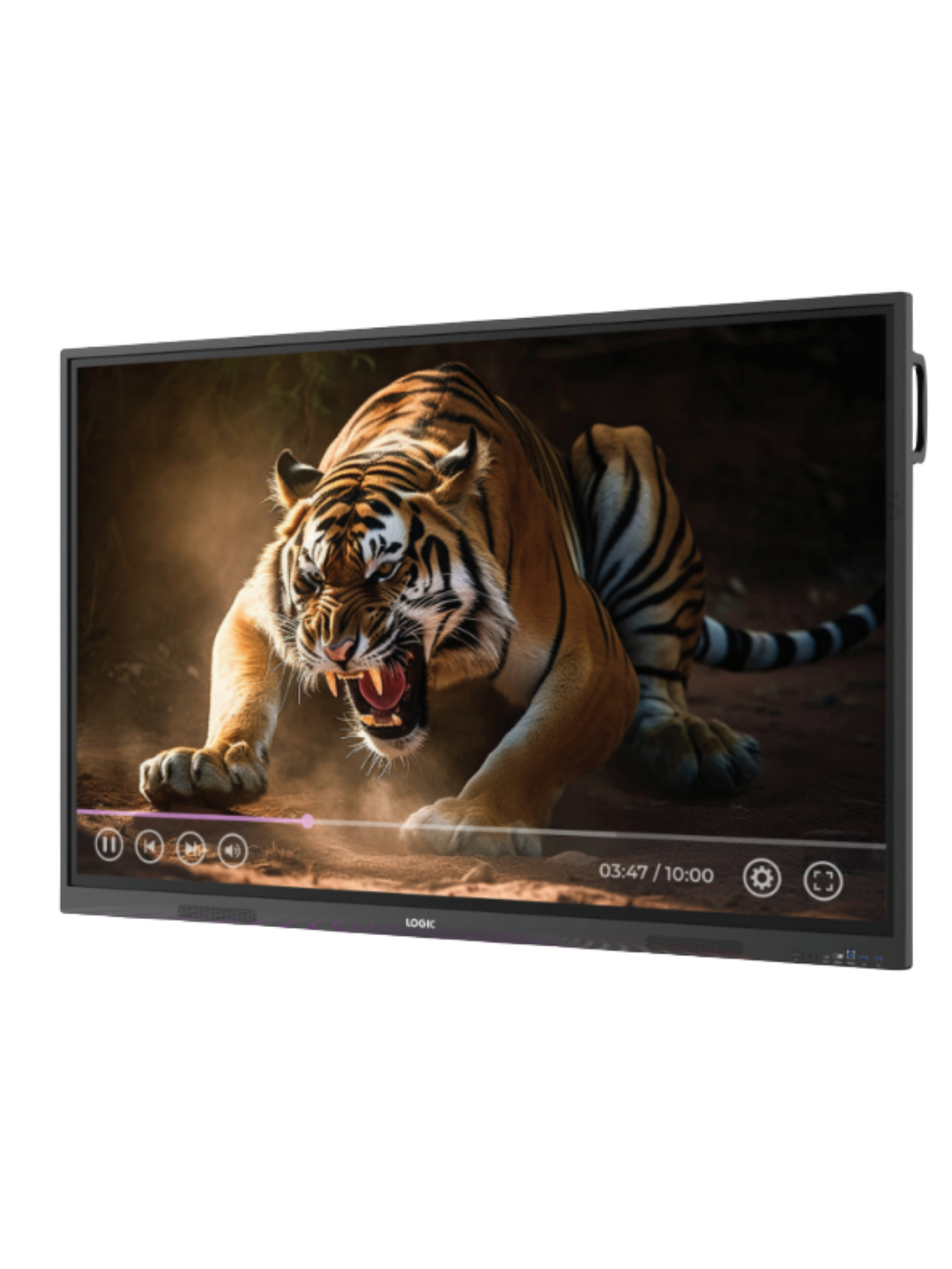 LOGIC ZX Series AI Interactive Flat Panel Display (65" / 75" / 86") | Google EDLA Certified | Android 14 | 4K UHD | 40-Point Touch | NeoAI | Wi-Fi 6