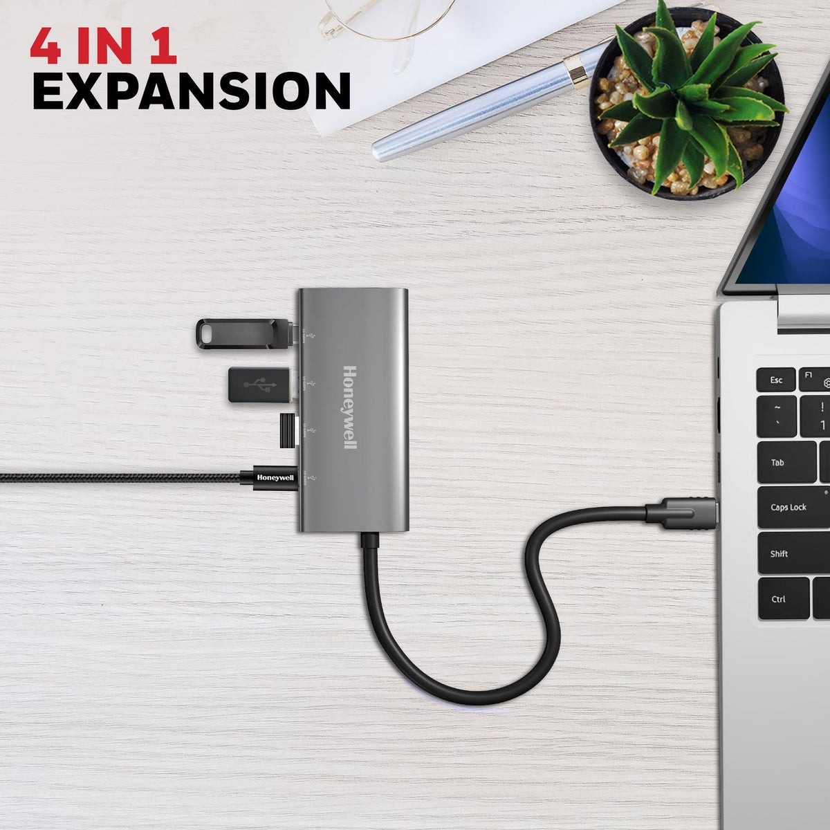 Honeywell Momentum Type-C 4-in-1 Hub