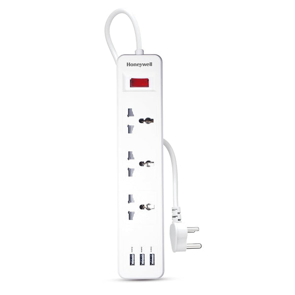 Honeywell Value 3-Outlet Extension Board with 3 USB Ports