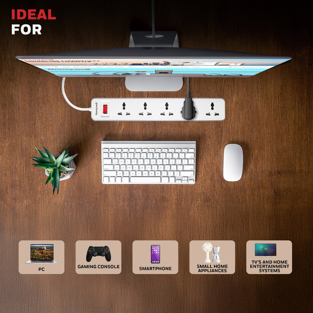 Honeywell Value 5-Outlet Extension Board
