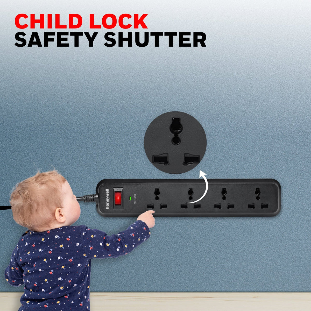 Honeywell Value 4-Outlet Surge Protector with Master Switch