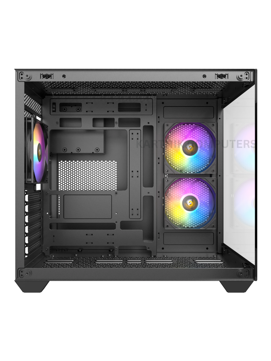 Antec CX800 ARGB (Black) Mid-Tower ATX Gaming Cabinet | Tempered Glass Side Panel | ARGB Fan Support | ATX / Micro-ATX / Mini-ITX | Gaming PC Case
