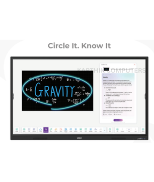 LOGIC ZX Series AI Interactive Flat Panel Display (65" / 75" / 86") | Google EDLA Certified | Android 14 | 4K UHD | 40-Point Touch | NeoAI | Wi-Fi 6