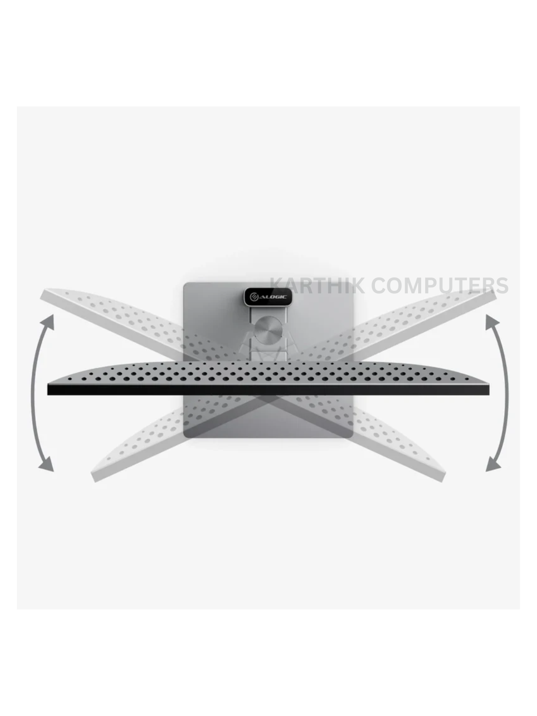 Logic 27" 5K Professional Monitor | 5120 × 2880 5K Retina IPS Display | 600 nits Brightness | USB-C | Built-in Speakers | Premium Aluminium Design