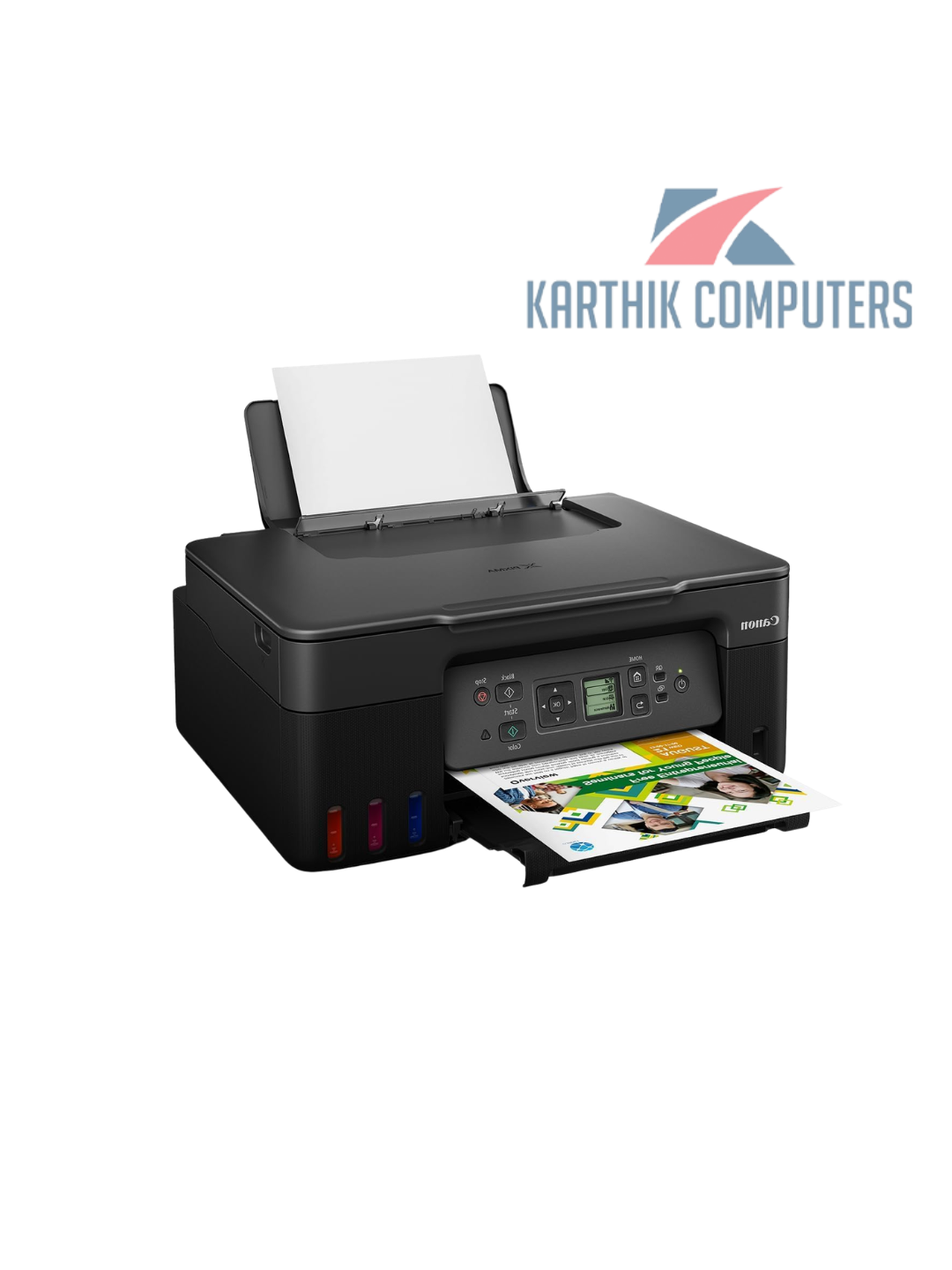 Canon PIXMA MegaTank G3770 BK All-in-One Wi-Fi Ink Tank Colour Printer | High-Volume Printing | Print | Scan | Copy