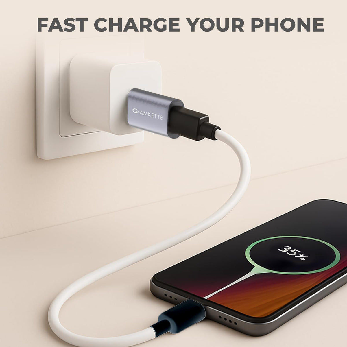 Amkette Mozen USB 3.0 Type C to USB A OTG Adapter
