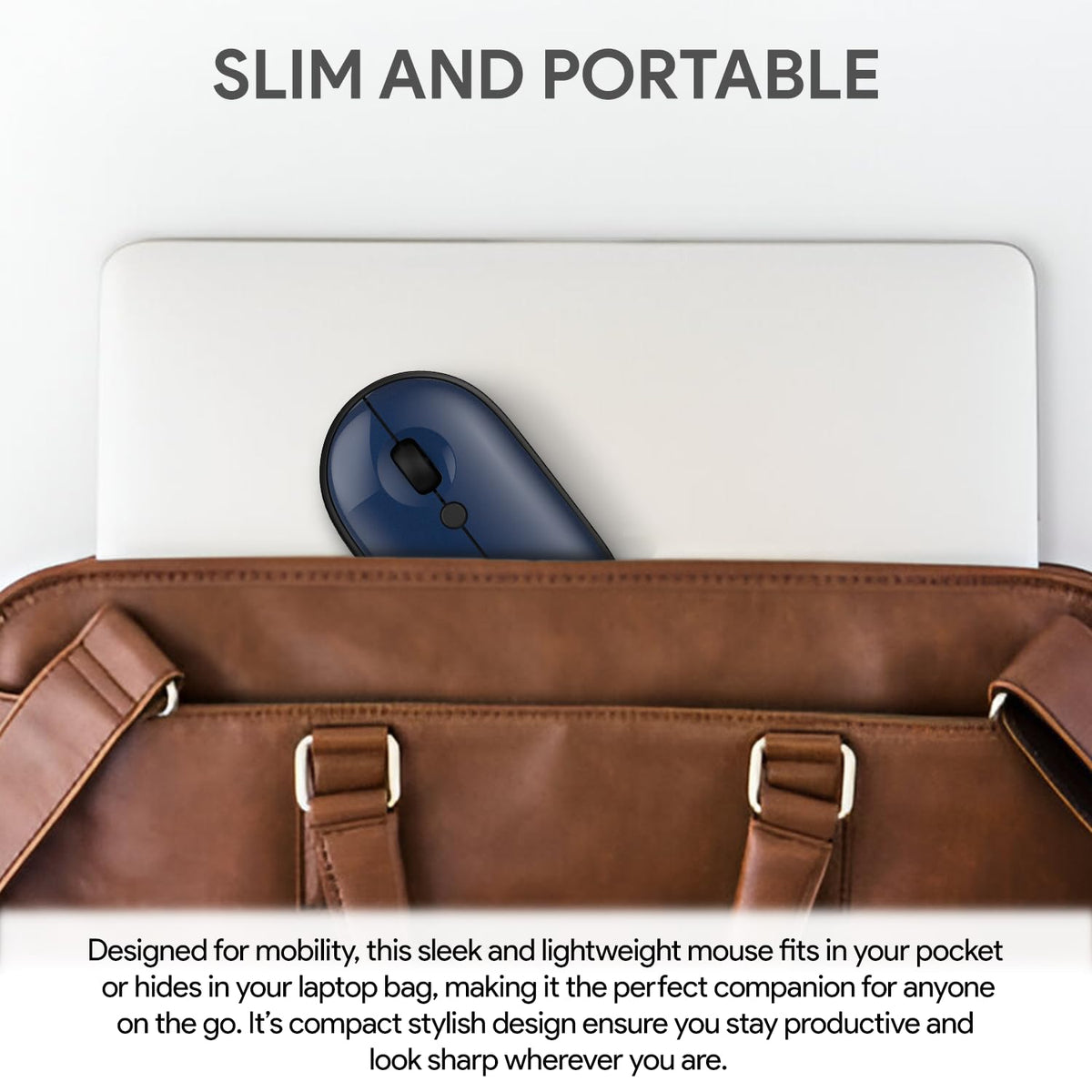 Amkette Hush Pro Byte Slim Bluetooth Wireless Mouse