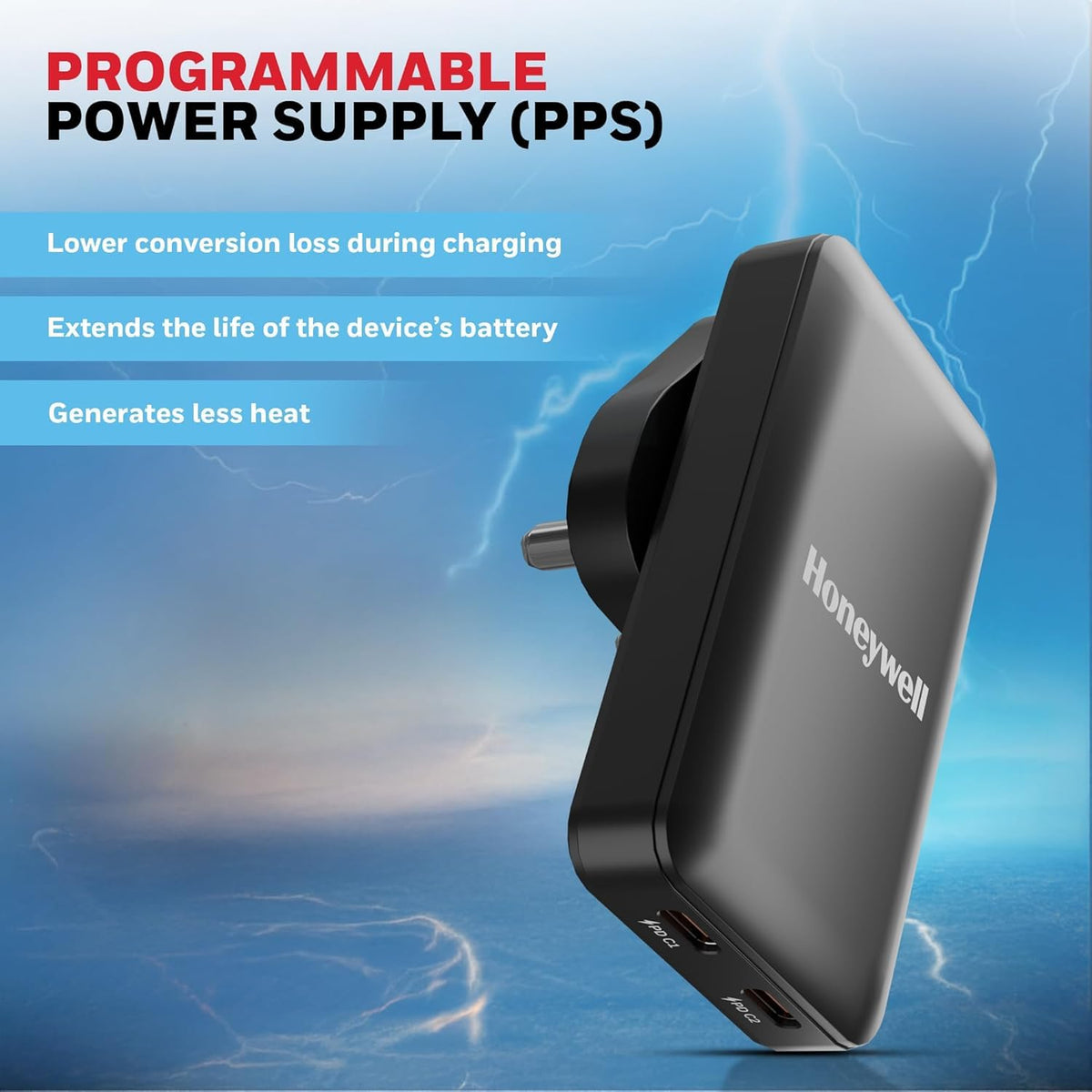 Honeywell Zest 65W GaN Ultra-Thin Charger (Ultimate Series)