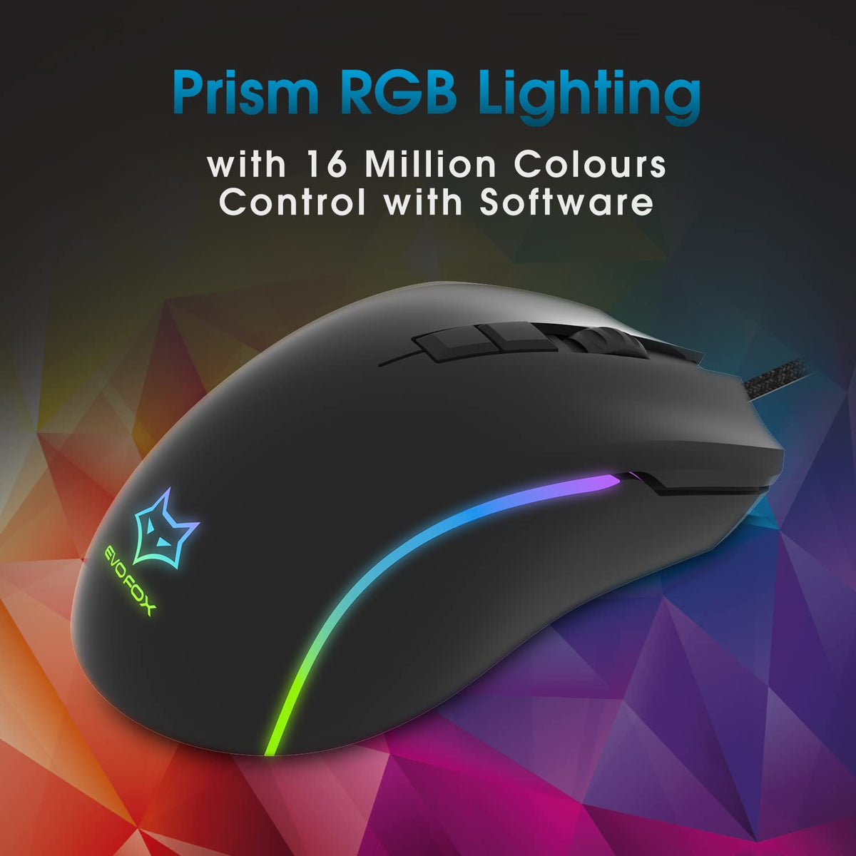 EvoFox Phantom Pro RGB Gaming Mouse USB