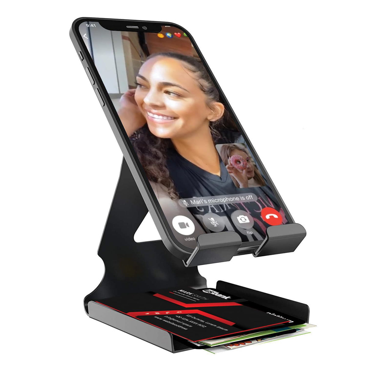 Amkette Ergo Desk 2-in-1 Metal Phone Holder