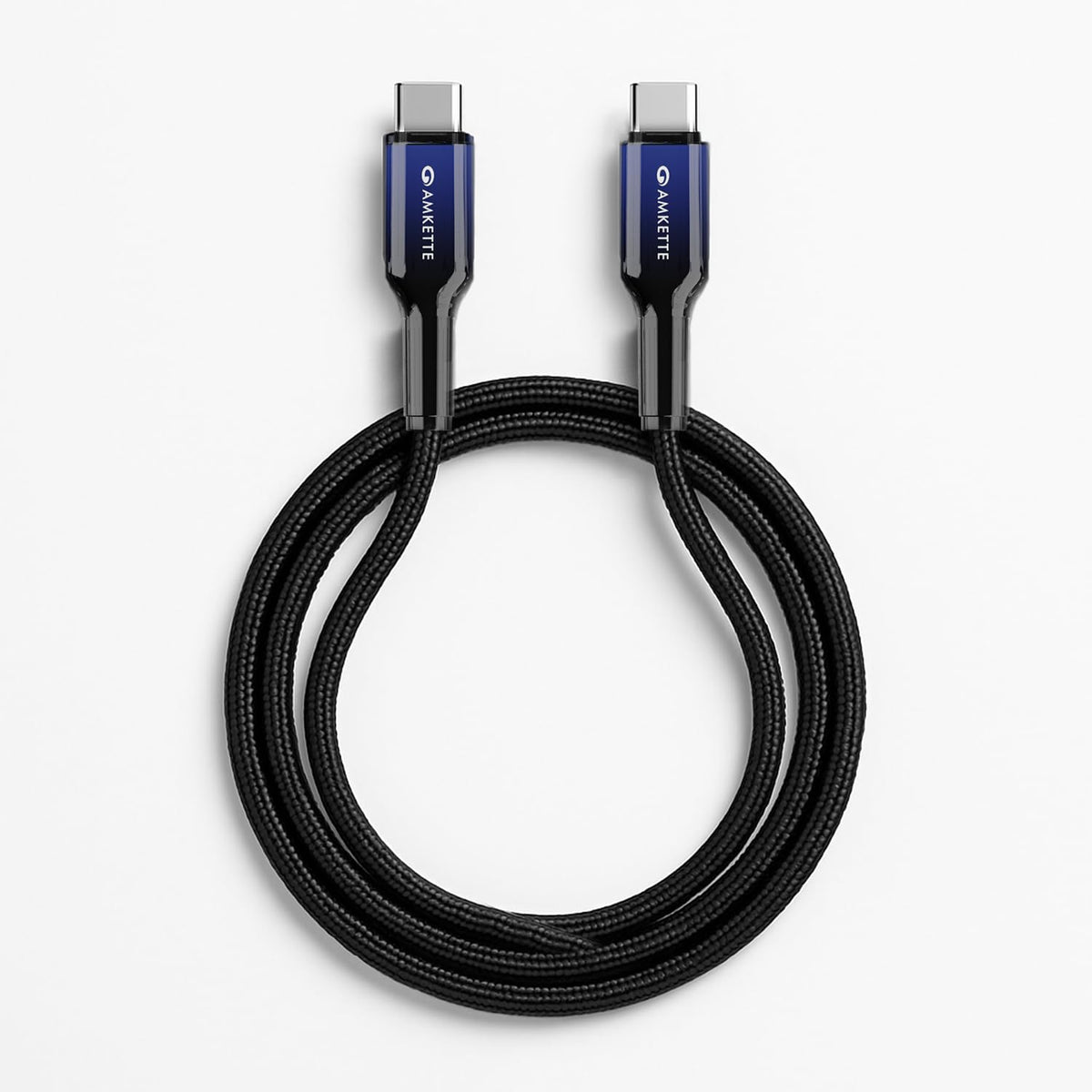 Amkette Mozen ChargePro 65W Braided USB-C Cable
