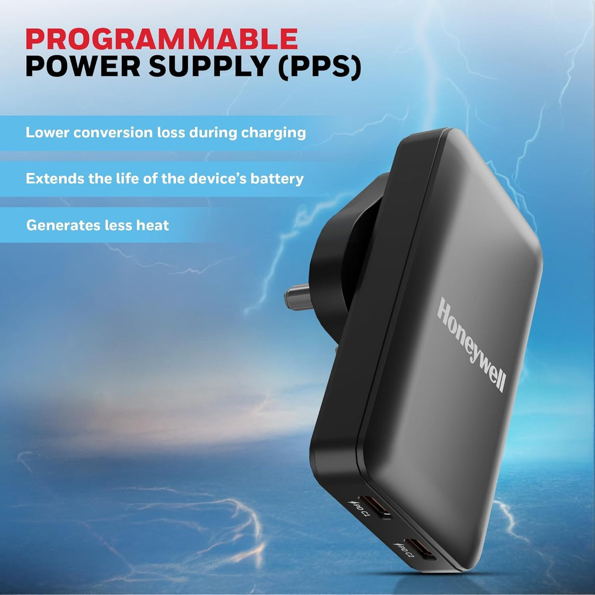 Honeywell Zest 45W GaN Ultra-Thin Charger (Ultimate Series)
