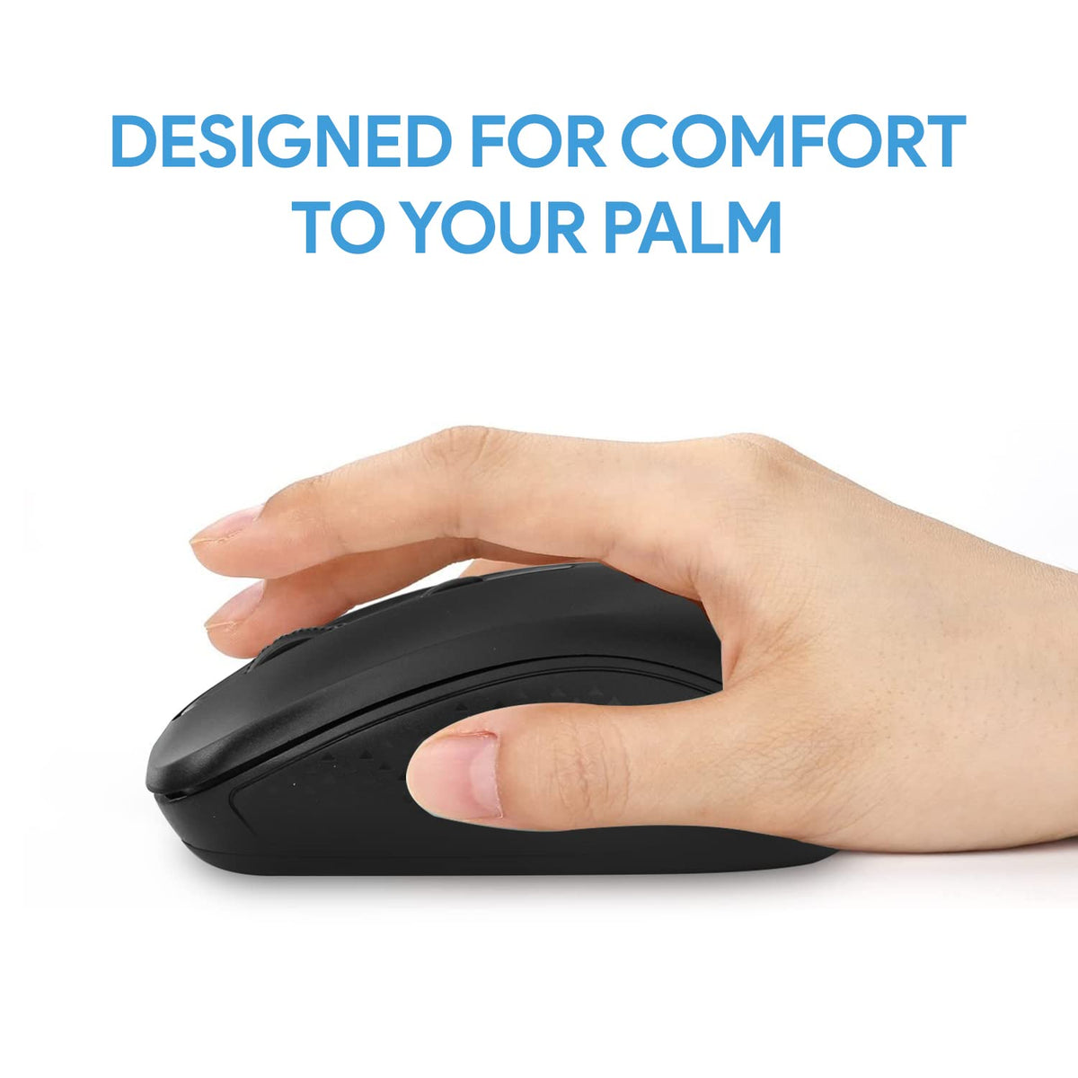 Amkette Hush Pro Hexa Silent Wireless Mouse