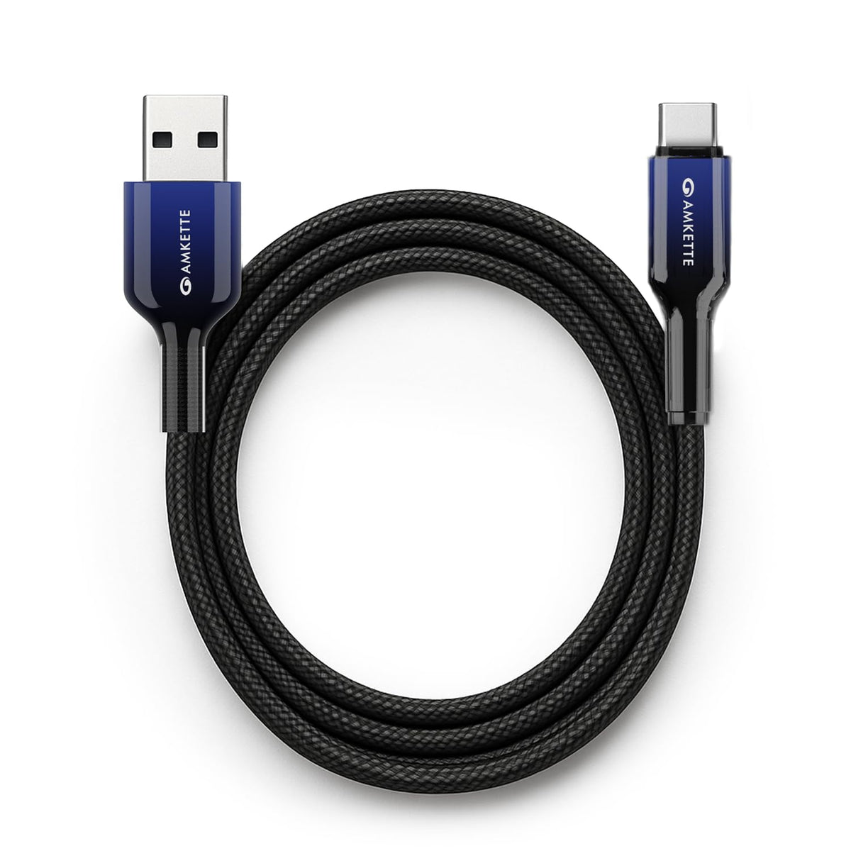 Amkette Mozen ChargePro 65W Braided A to C USB Cable