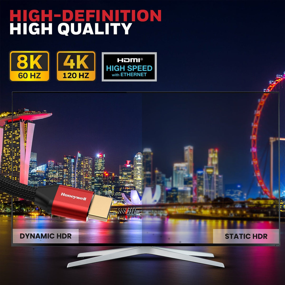 Honeywell HDMI 2.1 Cable with Ethernet (Ultimate Series)