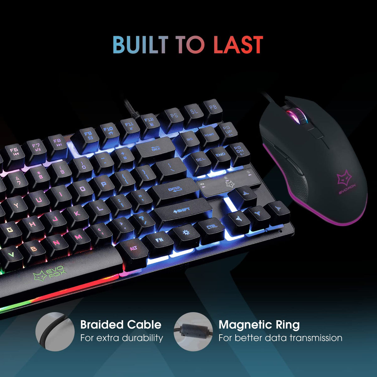EvoFox X-Team Gaming Keyboard & Mouse USB Combo