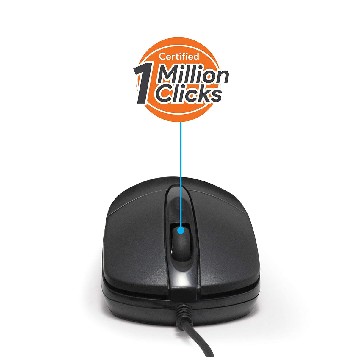 Amkette Kwik Pro 8 Wired USB Optical Mouse