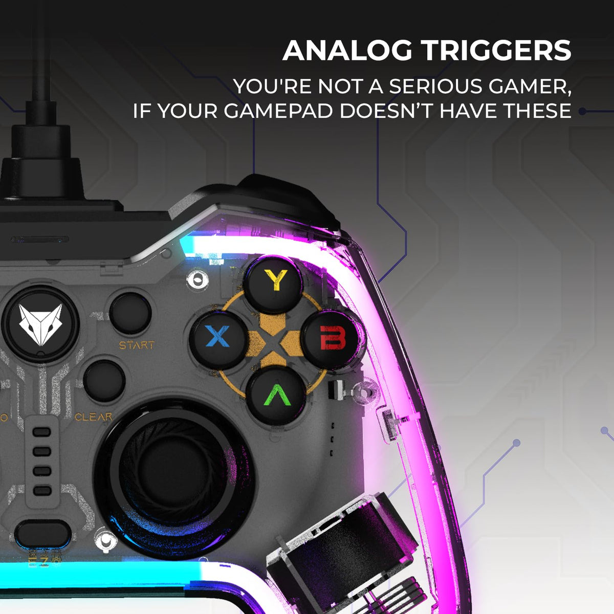 EvoFox Elite X RGB Wired Gamepad for PC