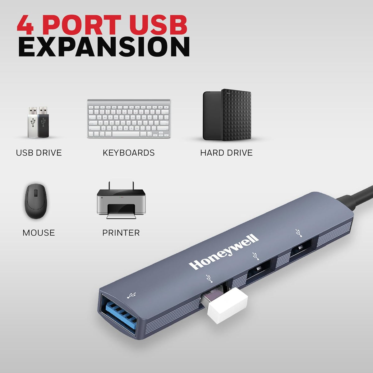 Honeywell Momentum Type-C to 4-Port USB Hub
