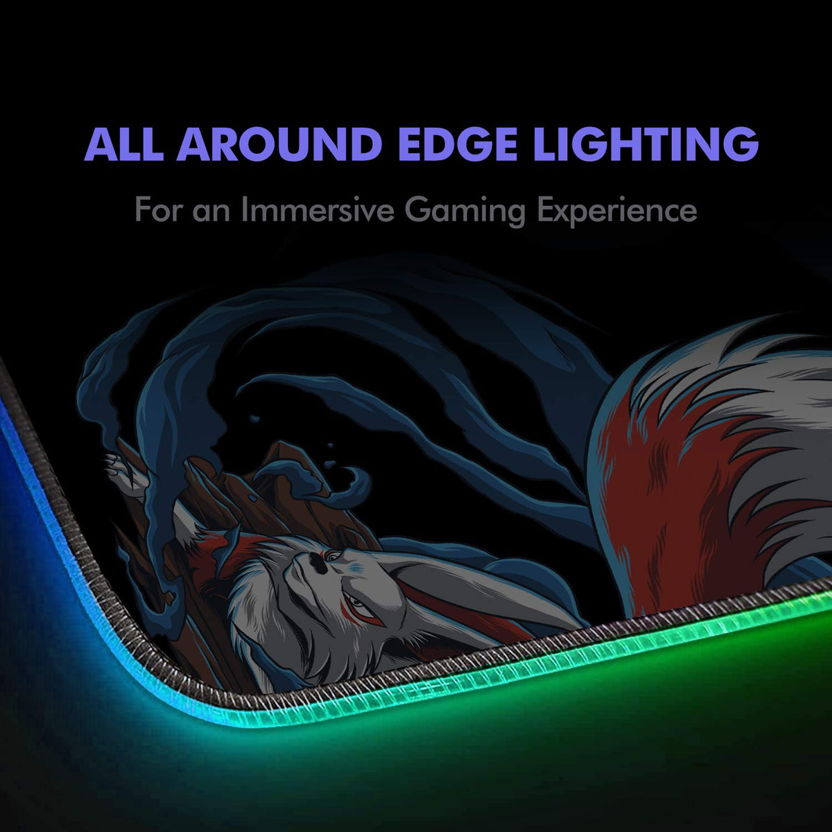 EvoFox Falcon LX35 RGB LED Gaming Mouse Pad