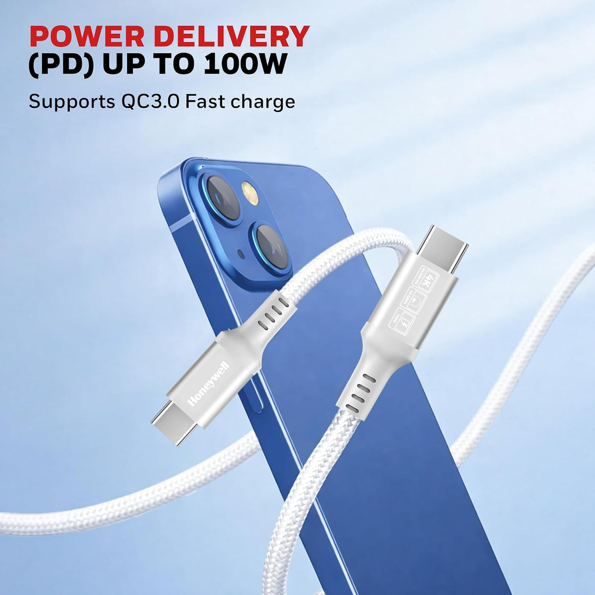 Honeywell Type-C to Type-C USB 3.2 Cable 1.2m (Ultimate Series)
