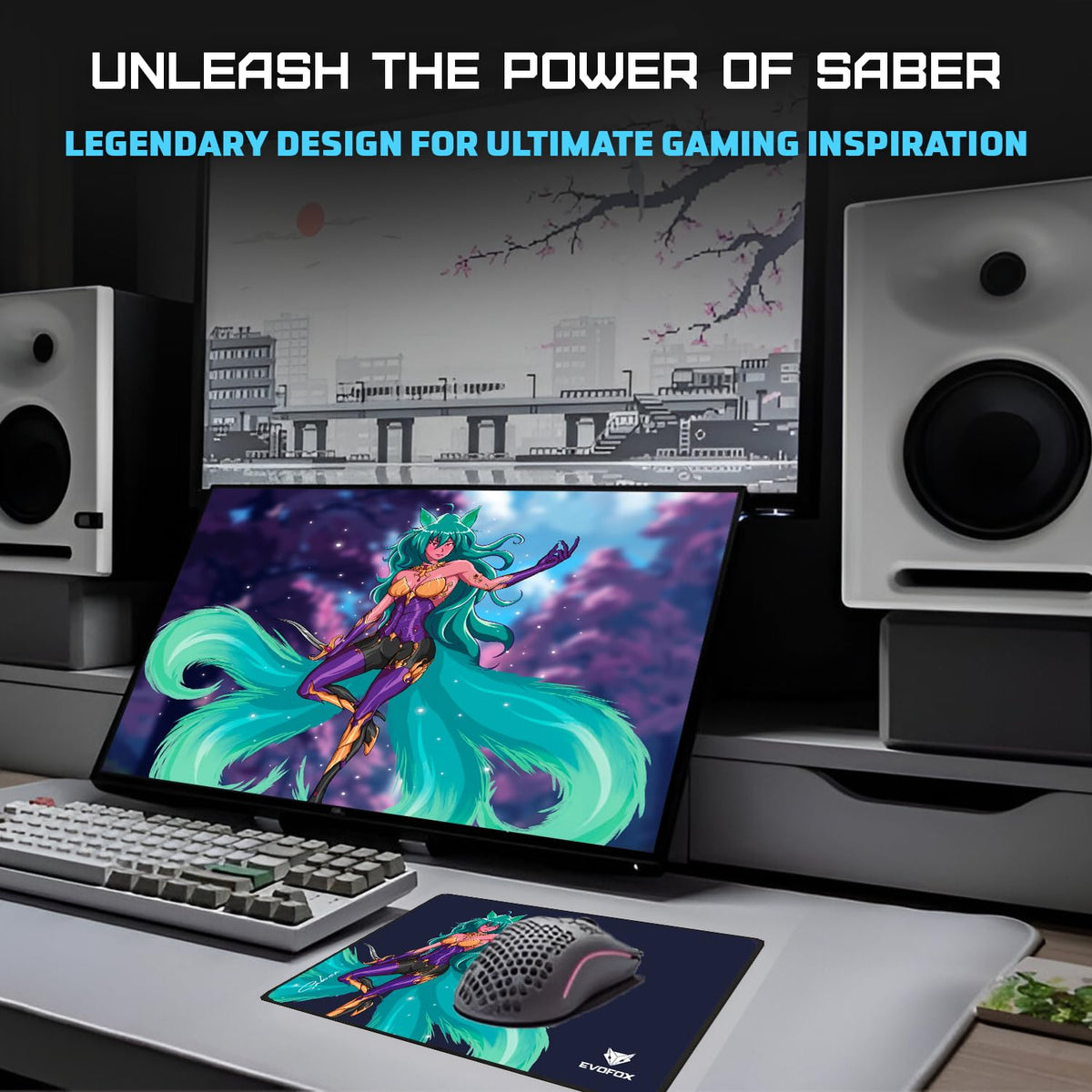 EvoFox Saber X35 Speed Gaming Mouse Pad
