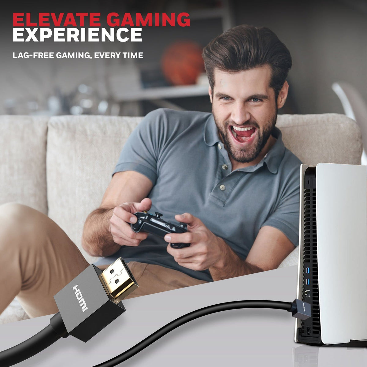 Honeywell Slim HDMI 2.0 Cable with Ethernet (Platinum Series)