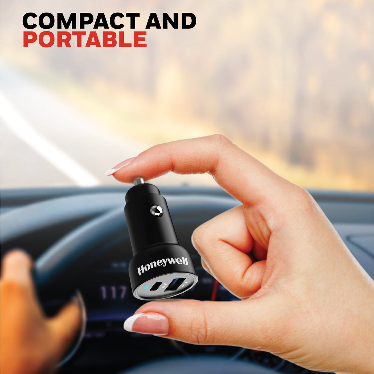 Honeywell Micro CLA 45W PD Car Charger (Platinum Series)