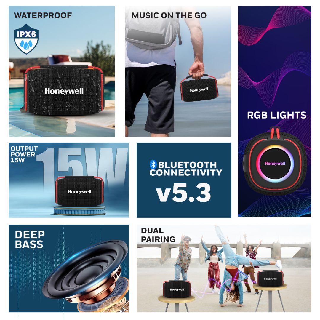Honeywell Suono P400 Bluetooth Speaker 15W