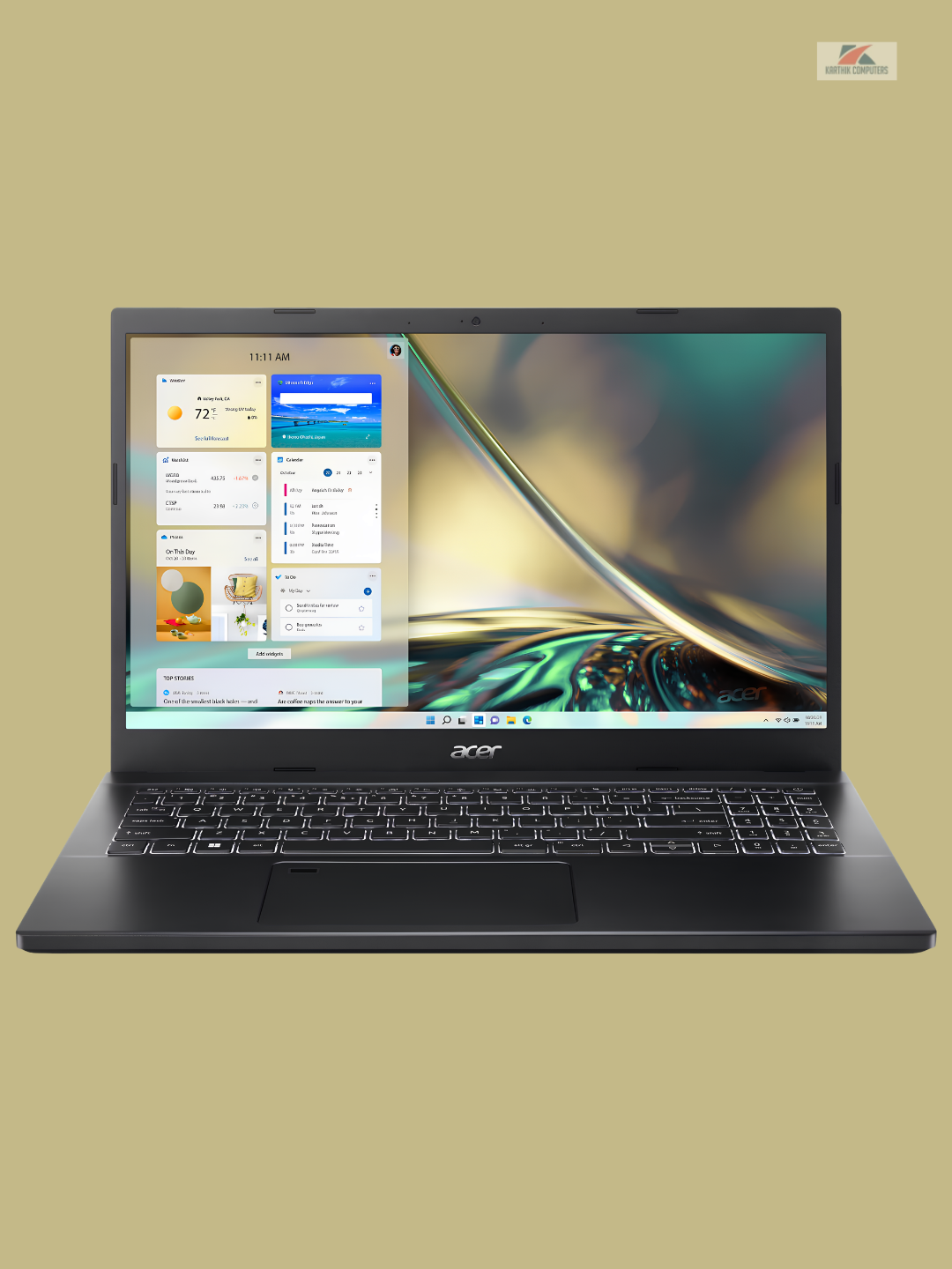 Acer Aspire 7 A715-76G-562H Gaming Laptop – Intel Core i5-12450H, GeForce RTX 3050 4GB, 15.6" FHD IPS 144Hz, 16GB DDR4, 512GB SSD, Windows 11 Home