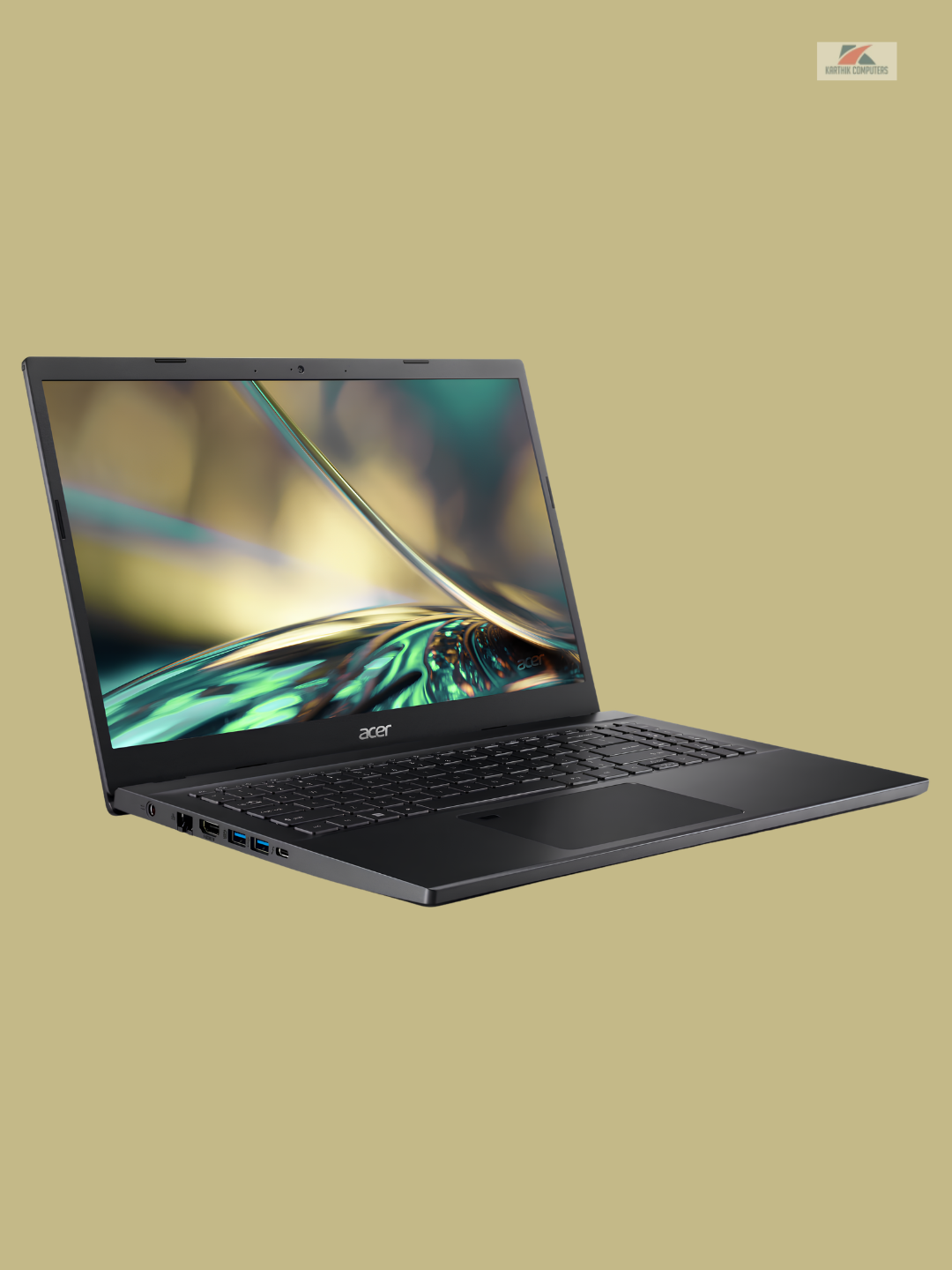 Acer Aspire 7 A715-76G-562H Gaming Laptop – Intel Core i5-12450H, GeForce RTX 3050 4GB, 15.6" FHD IPS 144Hz, 16GB DDR4, 512GB SSD, Windows 11 Home