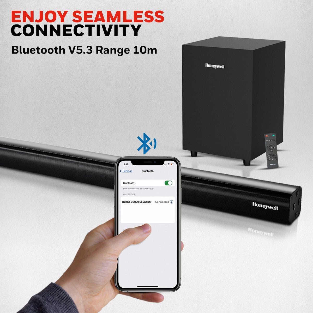 Honeywell Trueno U3000 2.1 Soundbar 200W