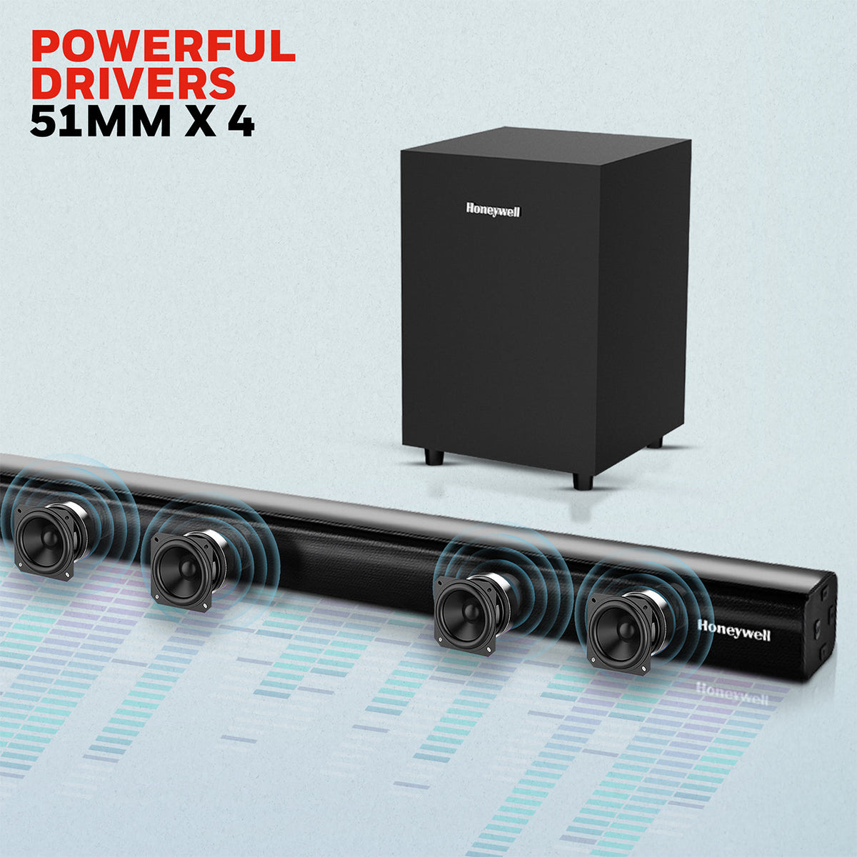 Honeywell Trueno U3000 2.1 Soundbar 200W