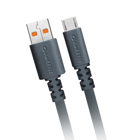 Amkette ChargePro 3A Micro USB Flat Cable 1.5m